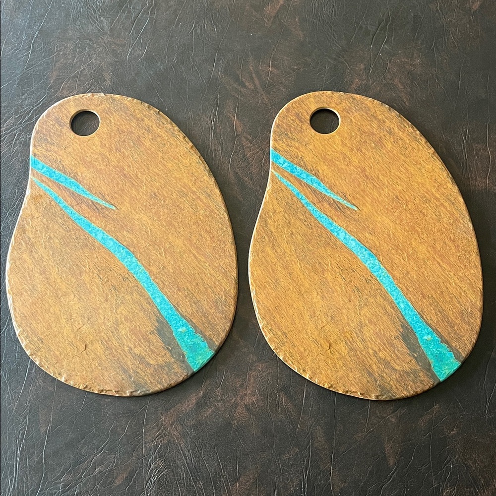 2 CHEFORWARD LAPIS PLATTERS or  Charcuterie Boards - Picture 3 of 8